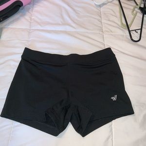 Varsity spandex shorts
